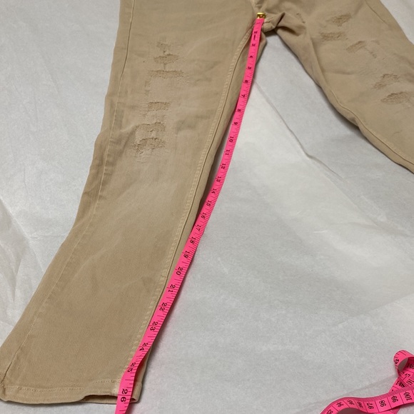 Closed Starlet Jeans Womens Tan Skinny Low Waist Straight Leg Cropped - Picture 7 of 11